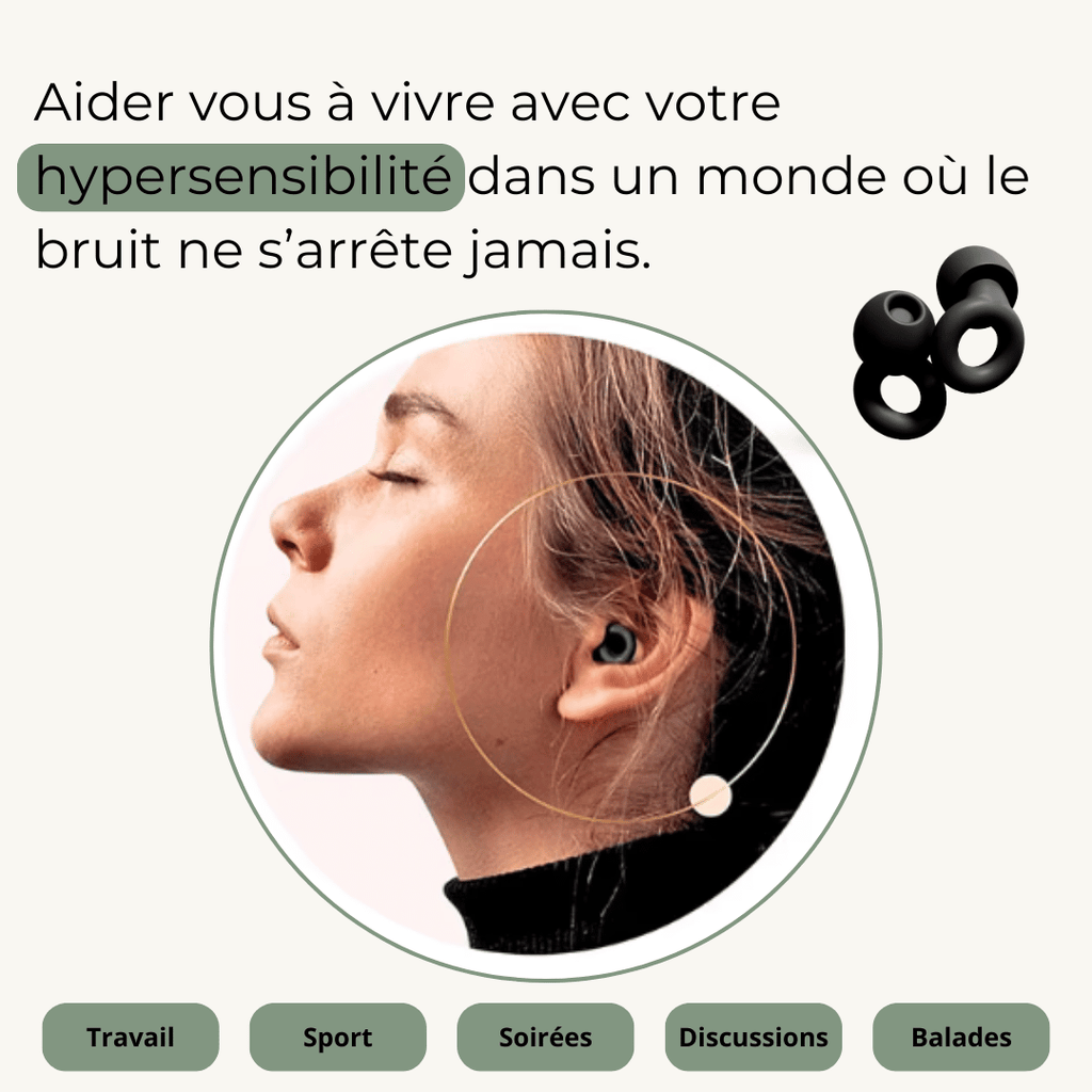 Bouchons d'oreilles en silicone