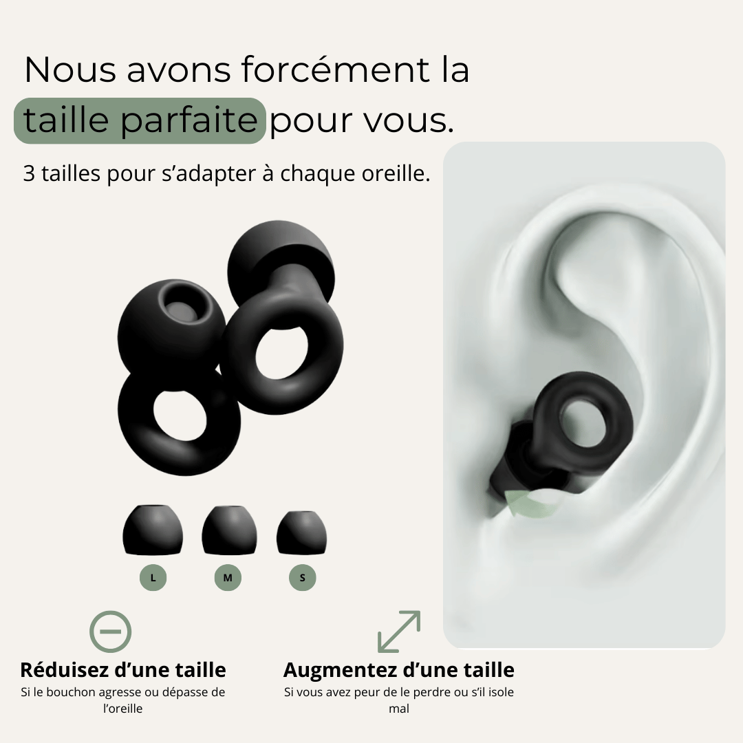 Bouchons d'oreilles en silicone