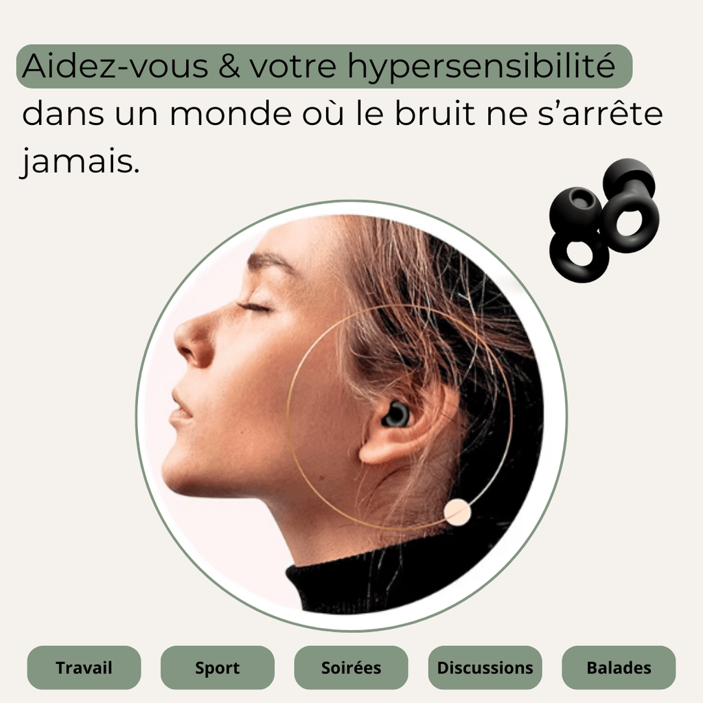 Bouchons d'oreilles en silicone